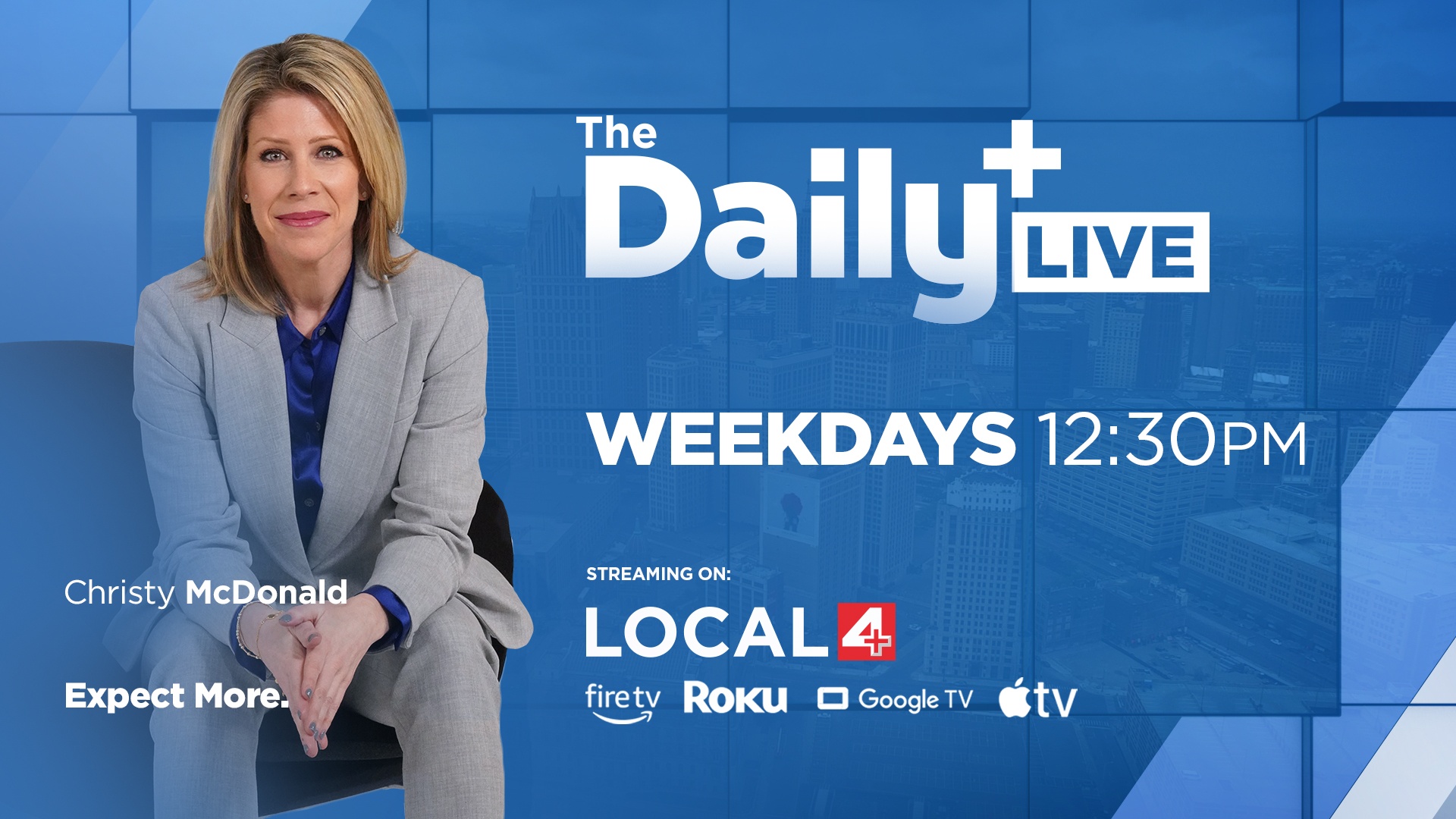 Watch: The Daily+ Live with Christy McDonald
