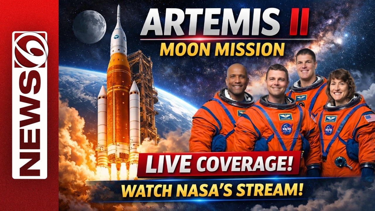 WATCH: NASA's live coverage of ARTEMIS II LAUNCH