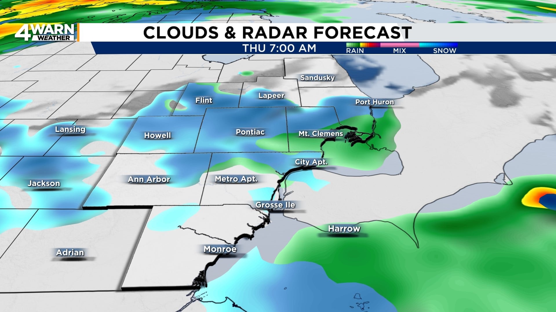 Live: Weather radar, forecast for Southeast Michigan